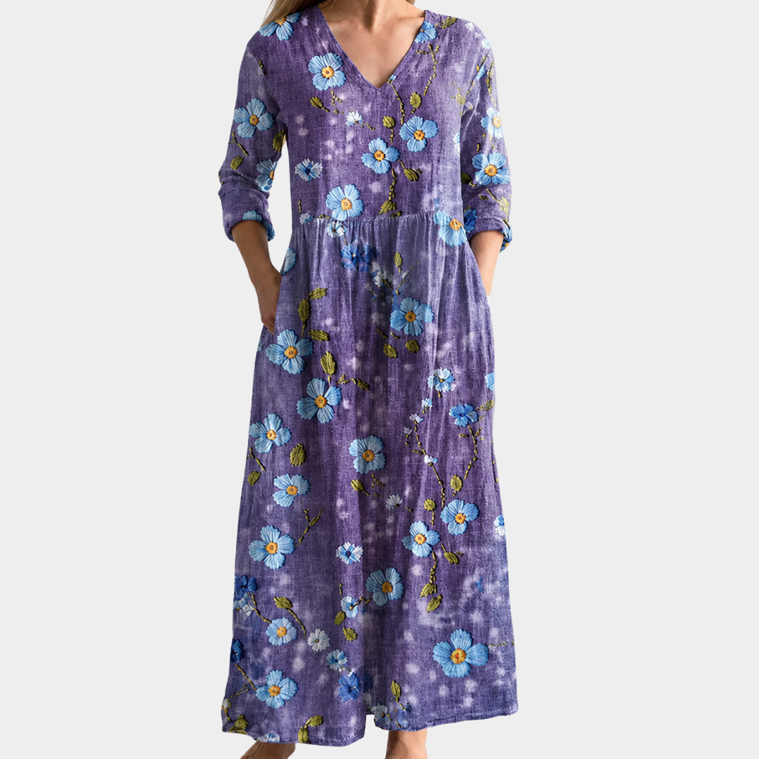 Lavender Meadow Blossom Dress