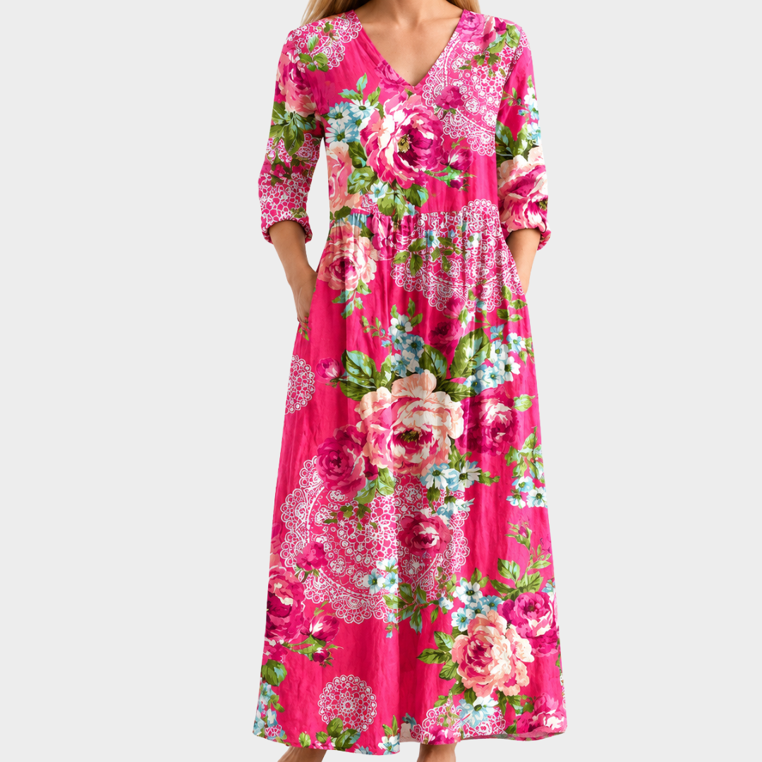 Elegant Relaxed Maxi Dress